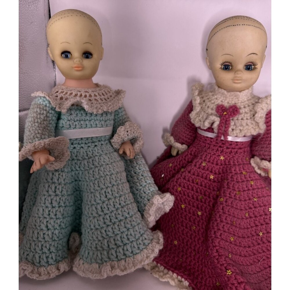 Horrifying Twin Dolls Vintage Haunted Scary Chilling Paranormal Negative Energy